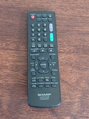  GENUINE SHARP GA480WJSB LCD TV/DVD COMBO REMOTE LC-19AD22 LC-26DV24 LC-32DV28U