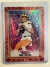 TRAE TAYLOR 2025 Leaf Vivid Football Orange Prismatic # 1/1 Nebraska