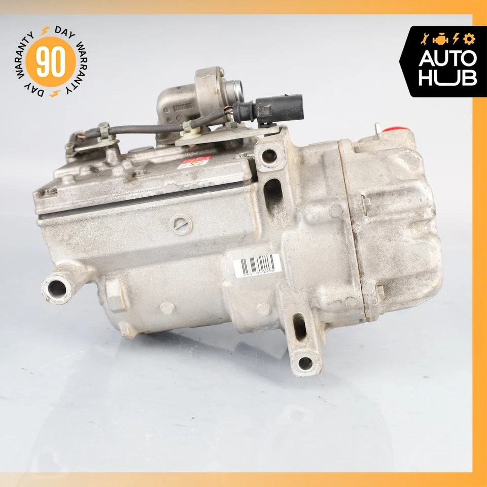 Compresor de aire acondicionado híbrido eléctrico 14-18 Porsche Cayenne 958 OEM Foto 4 de 4