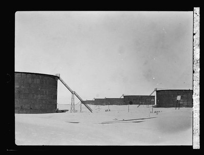 Photo:I.P.C. [i.e., Iraq Petroleum Company]. Tanks at Haifa terminus