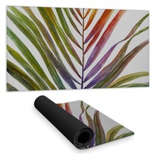 Begin Home Decor C1DM15316Q3VGV 16 x 32 in. Watercolor Tropical Palm Leave De...