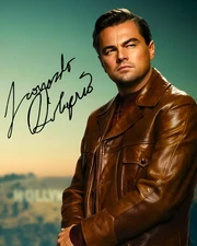 LEONARDO DICAPRIO ACTOR SIGNED REPRINT AUTOGRAPH 8"x10" Photograph