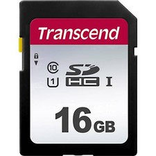 Transcend TS16GSDC300S Premium 300S SDHC Card 16GB Class 10, UHS-I, UHS Class