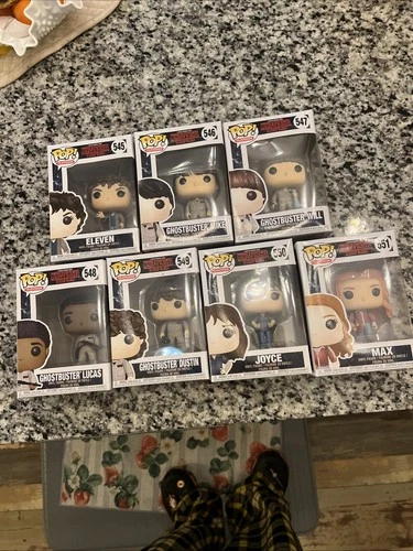 Funko Pop! Stranger Things  Ghostbuster Costumes And  All 7 From The Set