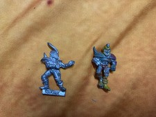 Dark Elves Metal Catcher & Blitzer Citadel Blood Bowl 1980's Games Workshop