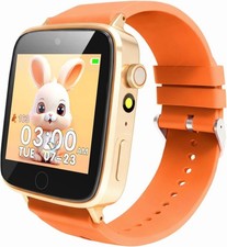 Kids Watches for Girls Toys Age 4-12, Orange Smart Watch for Kids with Camera...