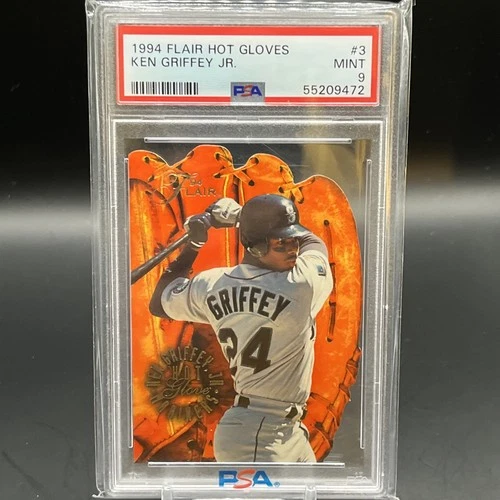 1994 Flair Hot Gloves #3 KEN GRIFFEY JR. PSA 9 MINT