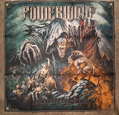 Powerwolf The Symphony Of Sin Album 2x2ft Banner Flag Poster 