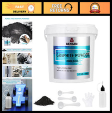 Microfine 1.5LBS Graphite Powder 3000 Mesh Lubricant for Locks, Bearings, Art