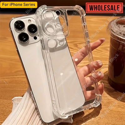 Clear Case Shockproof Cover Lot For iPhone 17 16 15 14 13 12 11 Pro Max XS XR X