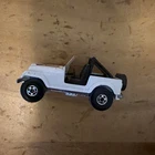 Vintage Hot Wheels Blackwall 1981 Jeep CJ7 White 1:64 Diecast Eagle