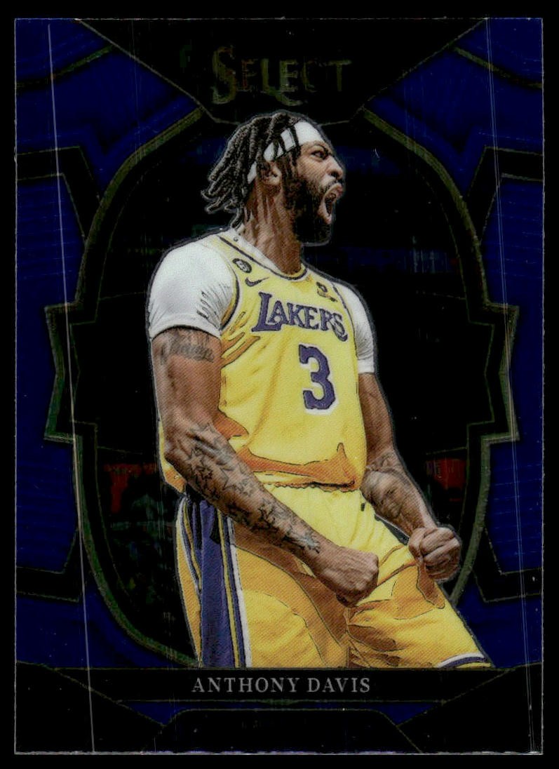2022-23 Panini Select #17 Anthony Davis Blue (Retail Base)