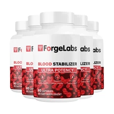 5-Pack ForgeLabs Blood Support, Forge Labs Advanced Blood Support - 300 Capsules