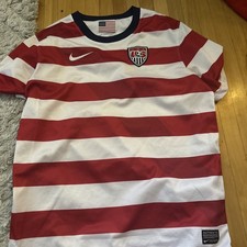 Nike USA 2012 Waldo Soccer Jersey Youth  XL World Cup USMNT Striped Hard to Find