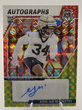 2024 Mosaic Choice Red Gold Auto #AM-KAM Kool-Aid McKinstry Saints RC Rookie