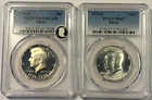 (2) 1976s Kennedy Silver Half Dollars MS67 PCGS & PR69DCam PCGS Beautiful Coins!