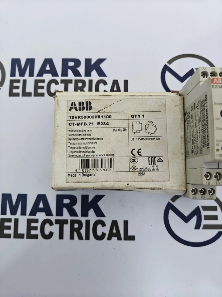 ABB CT-MFD.21 1SVR500020R1100 TIMER TIMING 0.05S-100H VOLTAGE 12-240VAC/DC - Photo 2/4