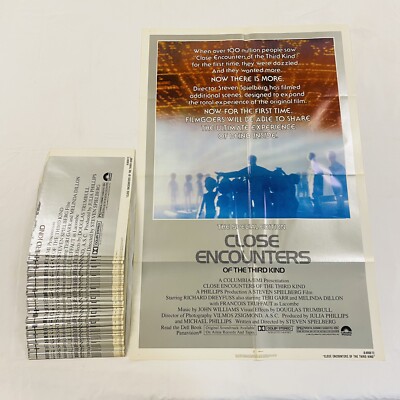 NOS 1980 CLOSE ENCOUNTERS OF THE THIRD KIND UNUSED 27x41 ORIGINAL MOVIE POSTER