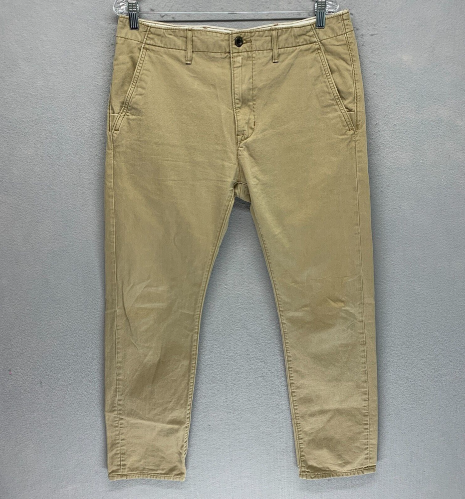 Levi's Mens XX Chino Standard Tapered Mid Rise Cotton Preppy Hipster 33x32 Tan