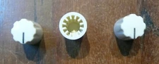 Set of 3 Cream Davies 1900 Guitar Effects Pedal Amp Stompbox Control Knobs