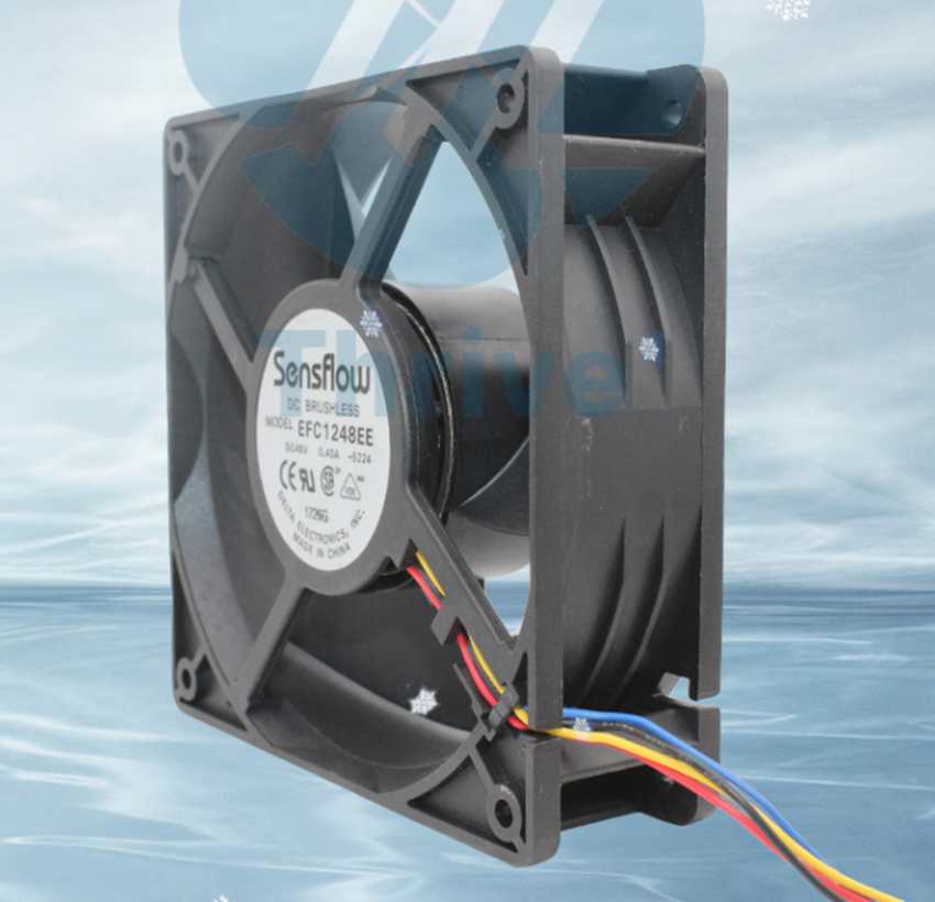 Delta EFC1248EE-S224 12038 DC48V 0.4A 4-wire PWM Double-ball