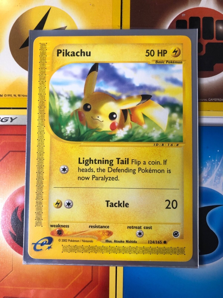 Pikachu 124/165 Expedition Pokemon Card Great Condition | eBay