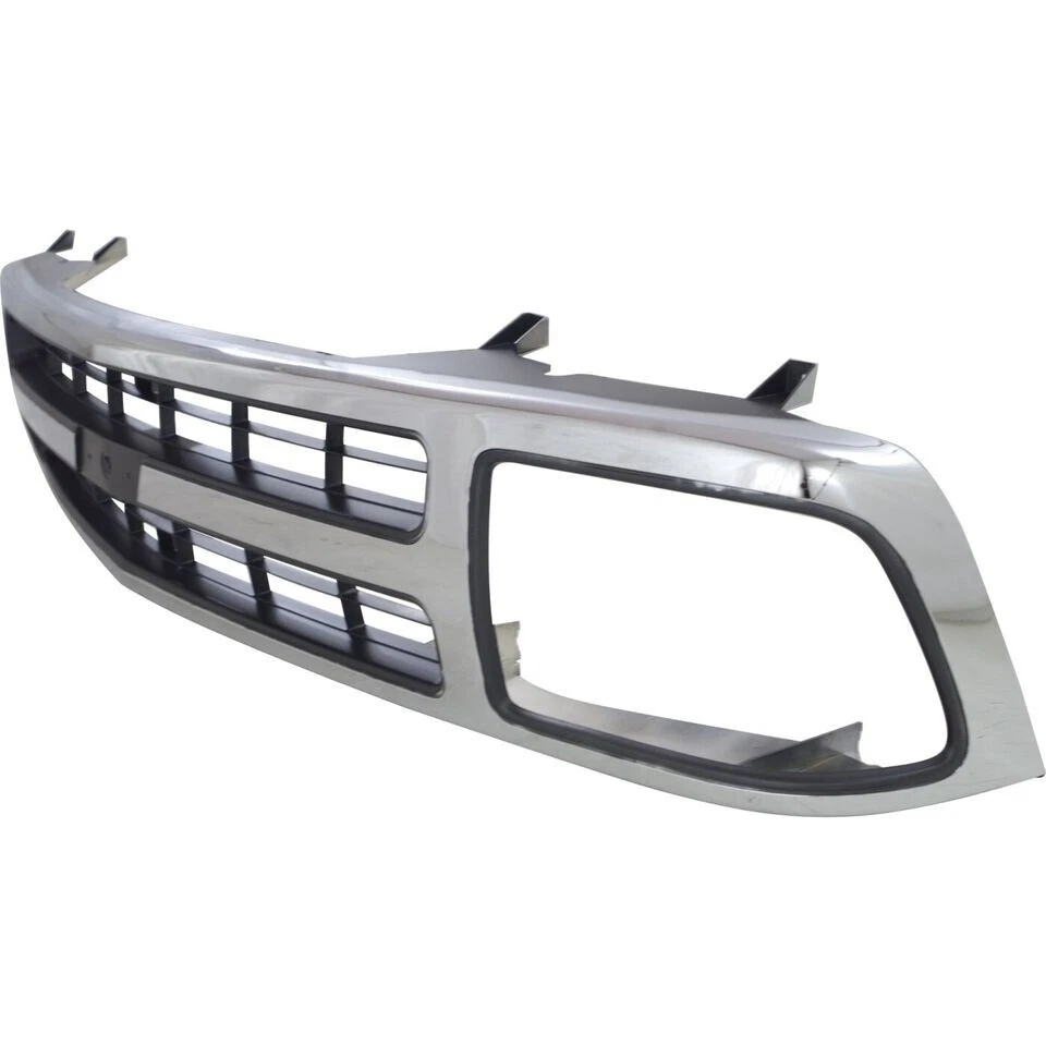 New Front Grille Chrome Shell with Black Insert Fits 1995-1997 Chevrolet Blazer - Изображение 3 из 4
