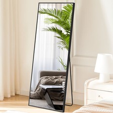 Rectangular Full Length Mirror Standing Hanging Leaning Full Body Floor Mirror