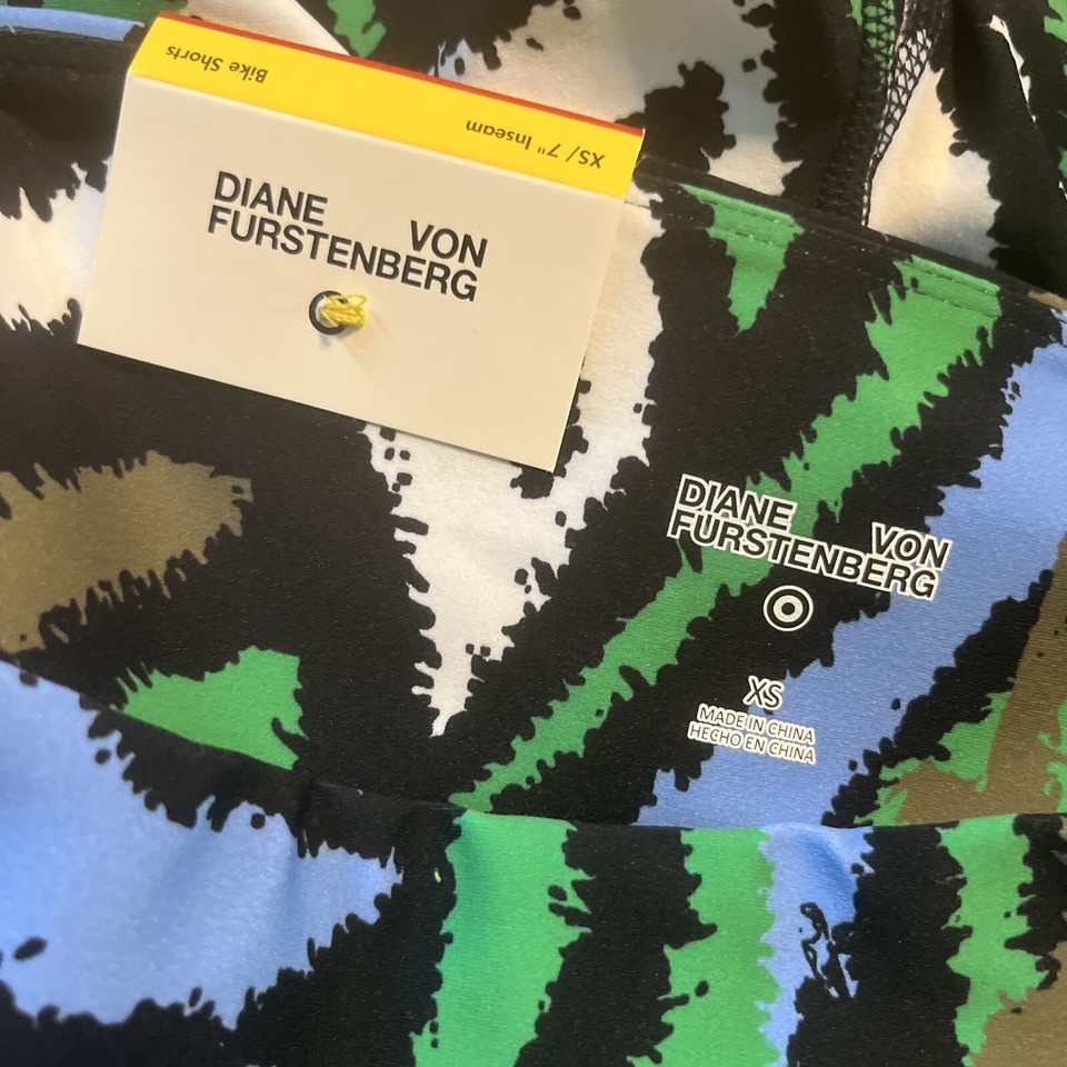 Diane von Furstenberg, DVM for Target Zebra Bike Shorts Size XS eBay