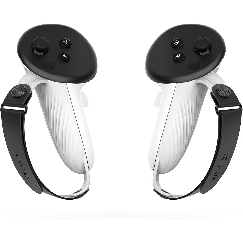 MARKENLOS Para Quest 3 VR Controller Mango Cubierta Correa Correa One-Step Batería Cover Accesorios