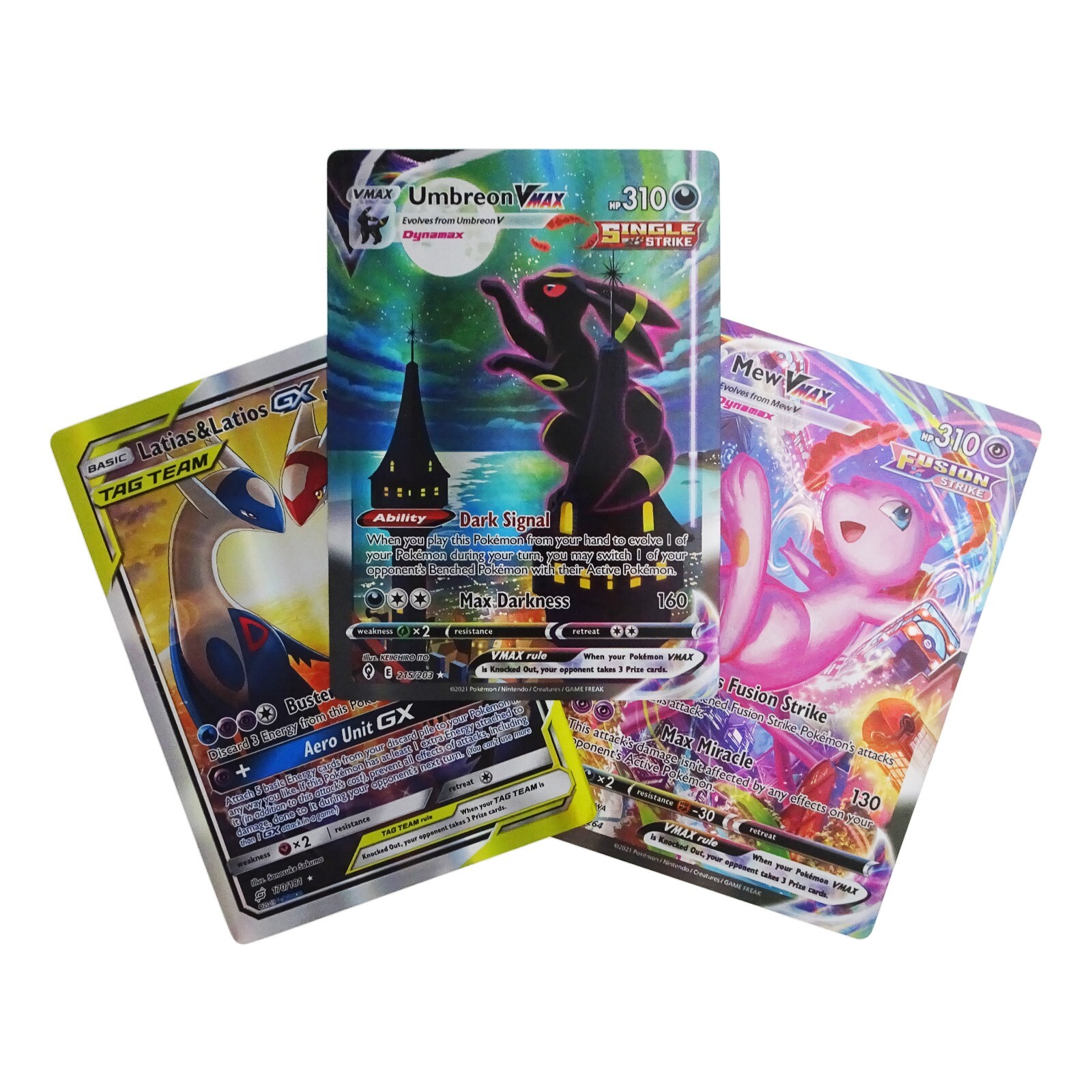 3 Jumbo Collector Cards | Mystery Pack Bundle Pocket Monster Holo VMax Vintage