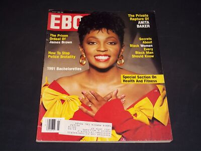 1991 JULY EBONY MAGAZINE - ANITA BAKER - NICE FRONT COVER - L 2726