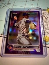 2022 Topps Chrome Update DREW SMYLY USC66 Purple Refractor