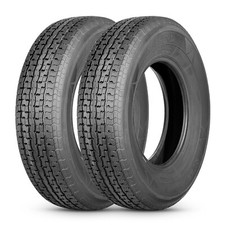Set Of 2 ST225/75R15 Trailer Tires 10PR 225 75 15 Replacement Tyres Load Range E