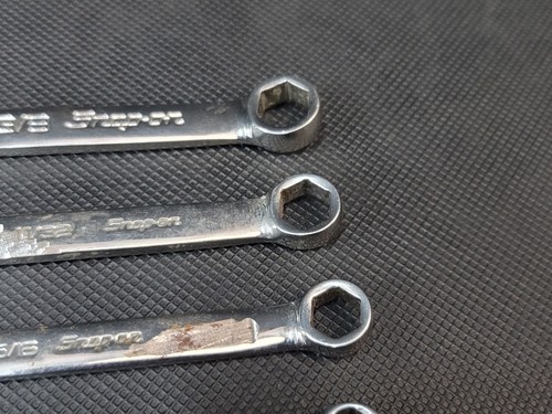 Snap on 9pc 6-point Midget Combo Wrench Set 1/8" - 3/8" - Picture 8 of 18