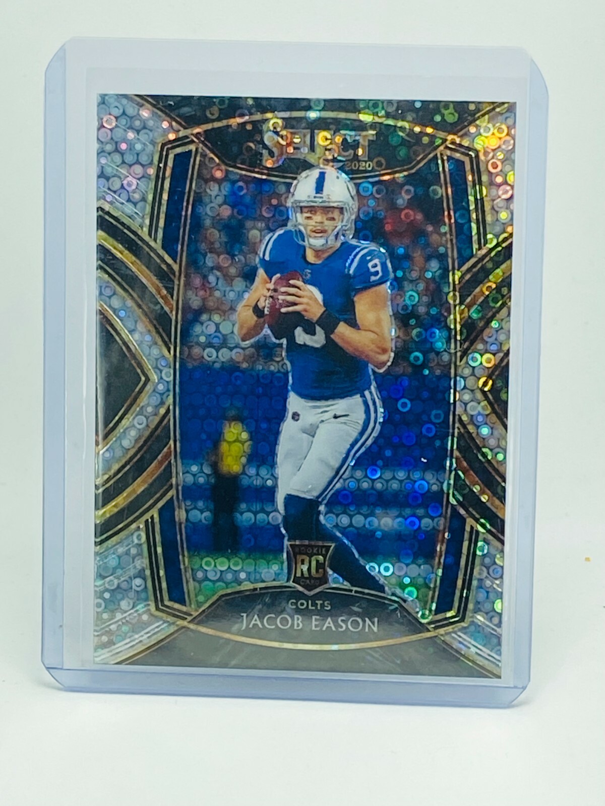 2020 Panini Select Jacob Eason RC Club Level Silver Disco #248