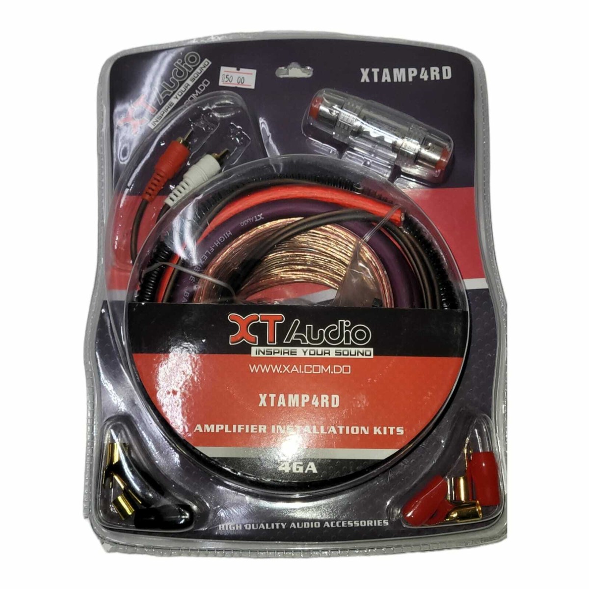 4-Gauge Amp Kit CT Sounds 4 Gauge 2000 Watt Amp Wiring Kit – OFC Elite Series (AMPKIT-4GA-ELITE) OFC Power Cable Kit - Foto 11