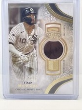 2021 Topps Tier One Tier One Relics /299 Yoan Moncada #T1R-YMO Chicago White Sox