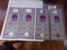 ANTUNES TACO BELL LABEL SET OF 4  AJA1001433  BRAND NEW