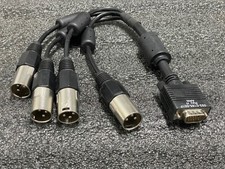 Cable de audio Harmonic Ellipse AES/con conector 4 XLR (m) y Db25 093-0185-001F