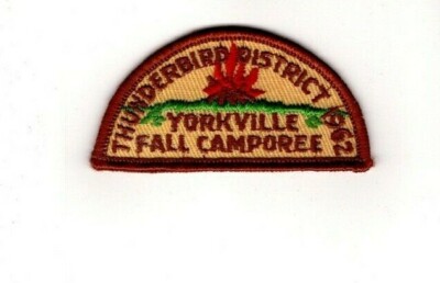 BSA 	Chicago Area Council Illinois, 1962 Thunderbird District Yorkville Patch