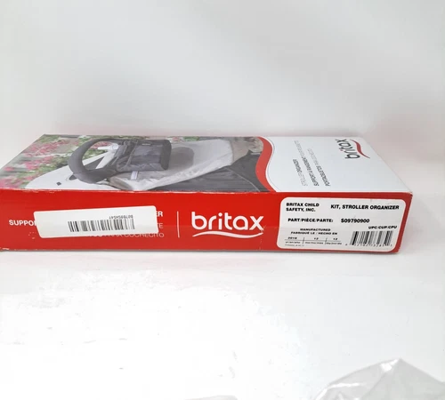 NIB Britax Stroller Organizer w/ Insulated Cup Holders Large Center Compartment  - Picture 6 of 7