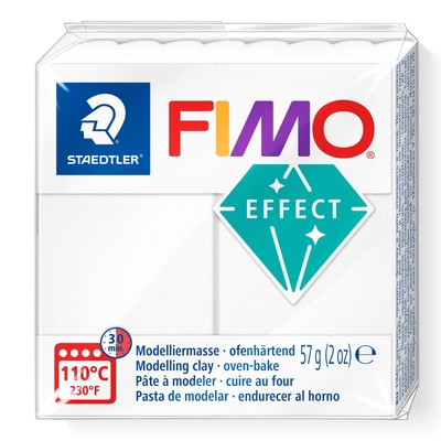 STAEDTLER 8010-014 FIMO Effect Oven-Hardening Polymer Modelling Clay - Transluce