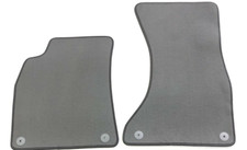 ASC tappetini auto anteriori set 2pz AUDI A4 B9 2015-2024 VELLUTO GRIGIO CHIARO