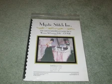 NEW MYSTIC STITCH "WOMAN AT A DRESSING TABLE" CROSS STITCH CHART PACK 