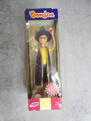 VTG Kid Galaxy Bendos Newt Wizard's Apprentice 2001 New in Box Figure