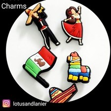 Shoe Charms Mexico Charms Set of 5 V1