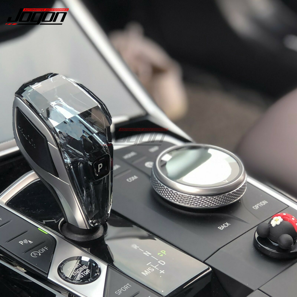 3PCS Crystal Gear Shift Knob Covers For BMW F40 F44 G20 G22 G15 X5 G05