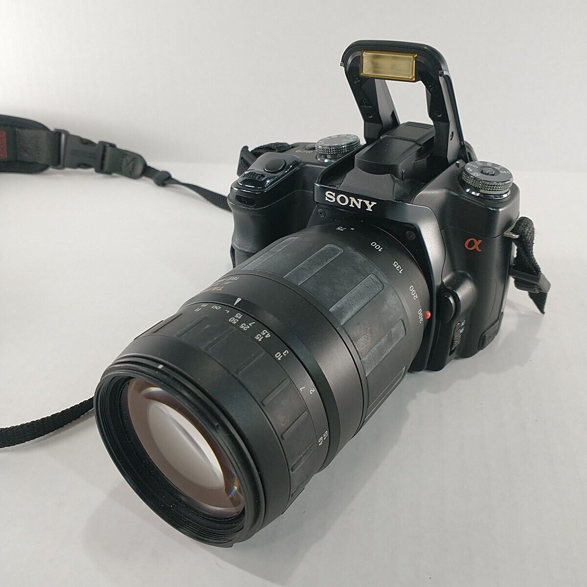 Sony A100 DSLR Camera + 18-70mm & 75-300mm lens Manual
