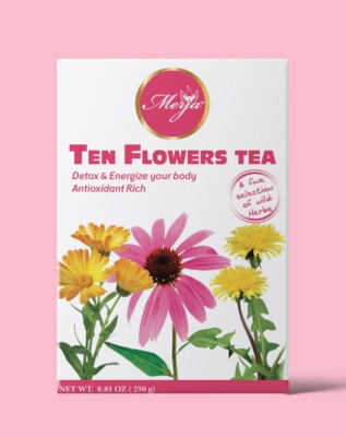 Ten Flowers Tea - Body Cleanse Tea - Loose Tea - 100% Natural Tea